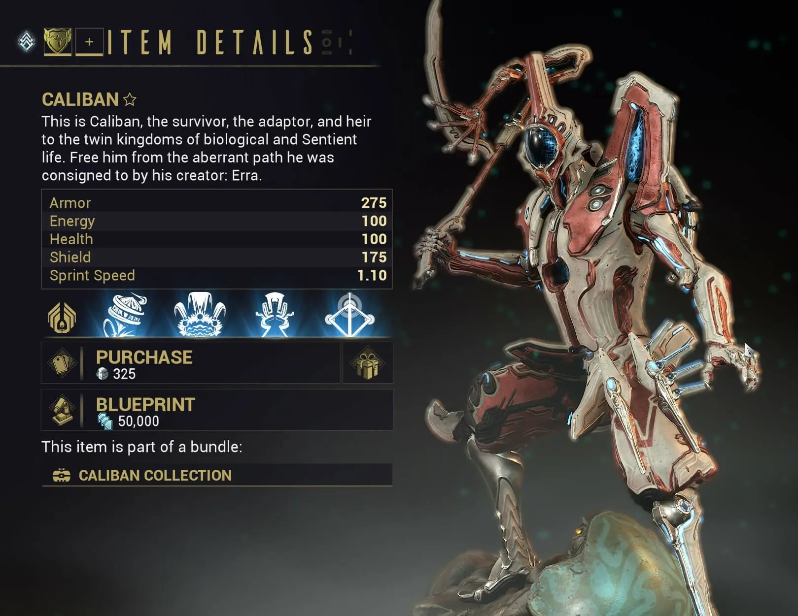 Caliban Warframe