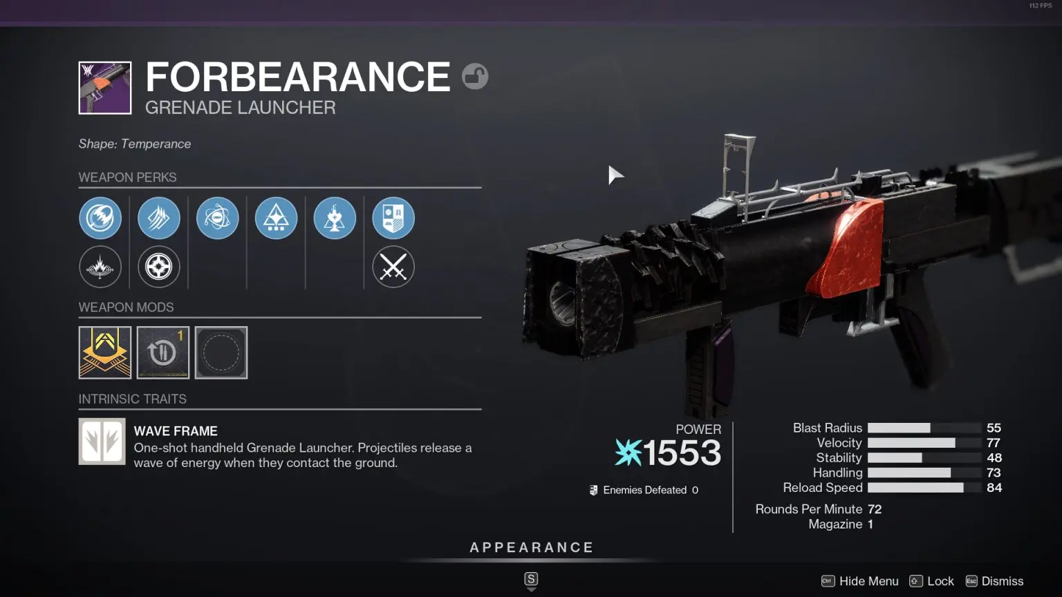 Forberance Grenade Launcher