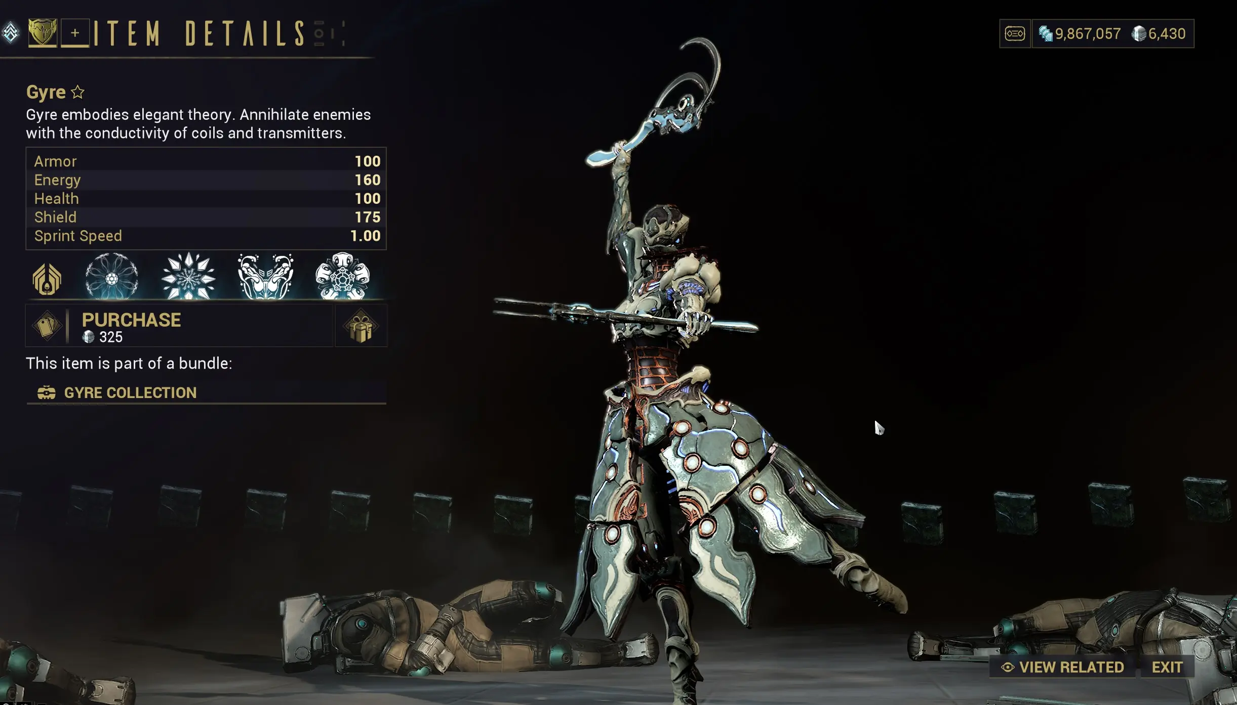 Gyre Warframe Details