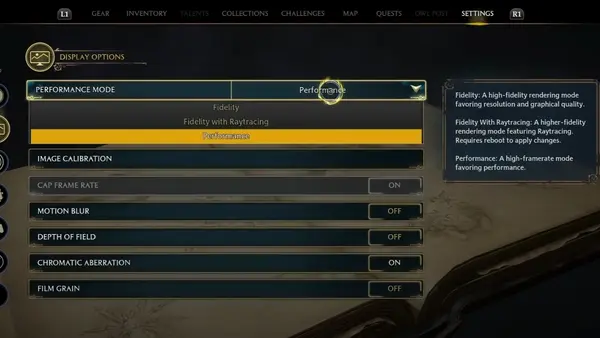 Hogwarts Legacy: Best Graphics Settings for PS5 & Xbox
