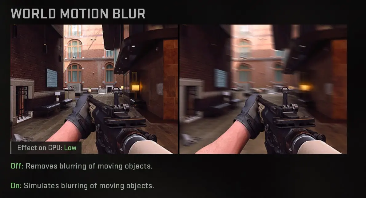 Mw2 Motion Blur Setting