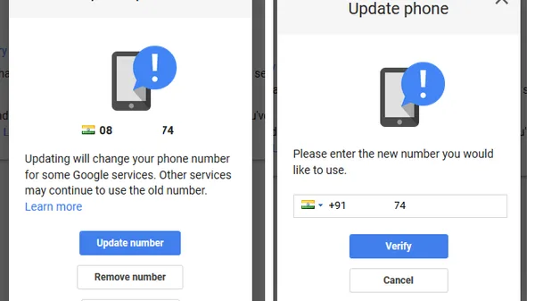How to Change Registered Mobile Number in Google (Gmail)
