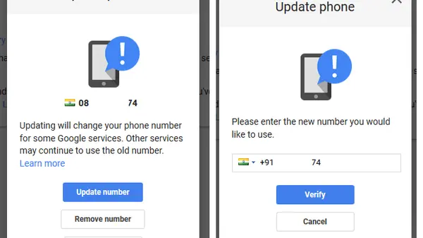 How to Change Registered Mobile Number in Google (Gmail)
