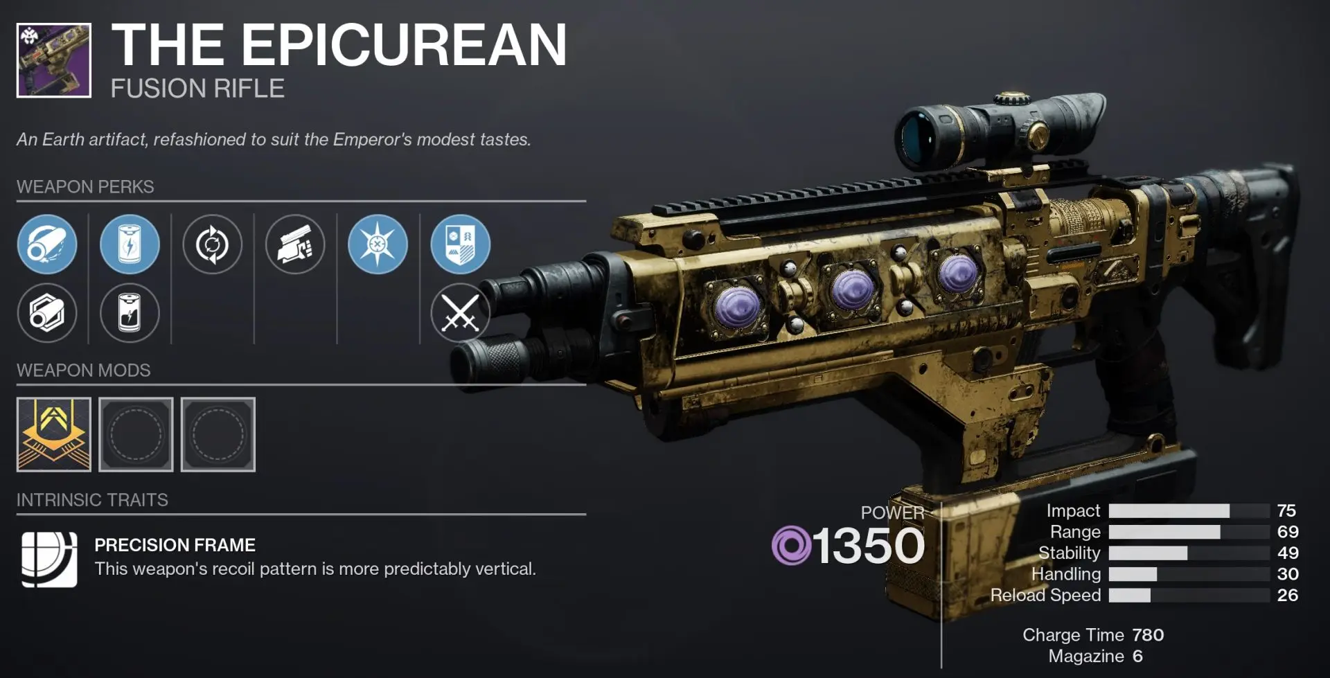 The Epicurean Fusion Rifle