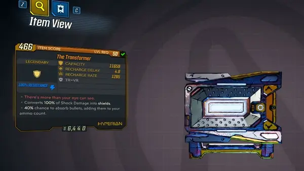 How To Get Transformer Shield - Borderlands 3