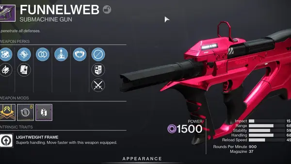 Destiny 2: How To Get Funnelweb - PvE and PvP God Roll