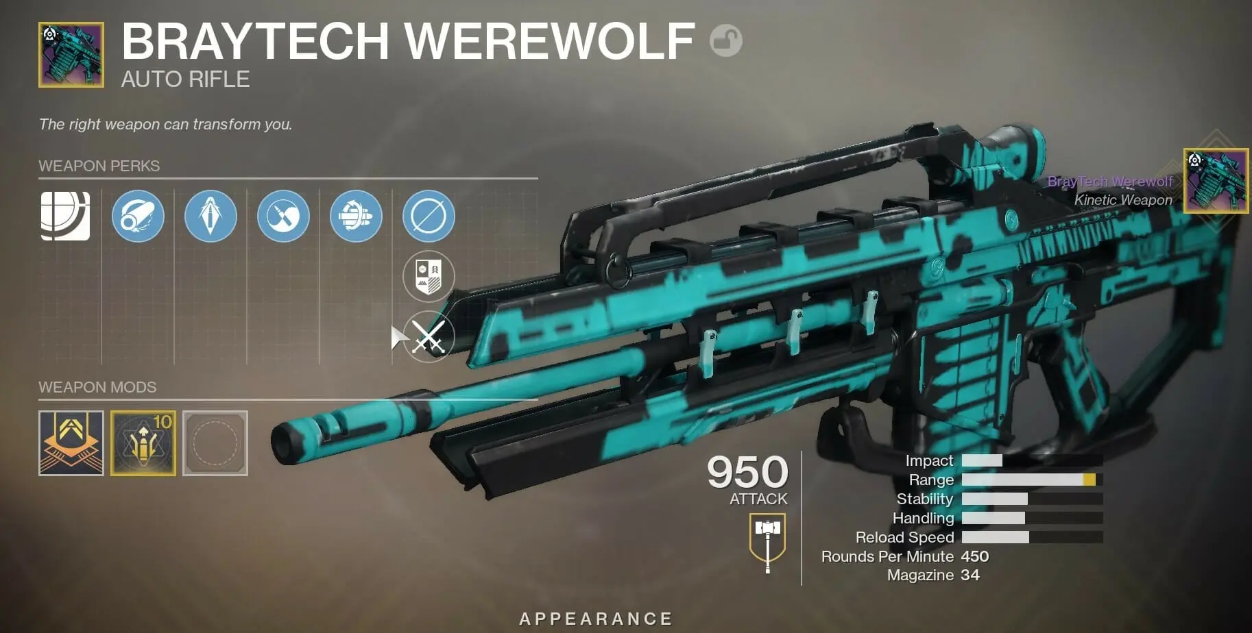 Werewolf Masterworked